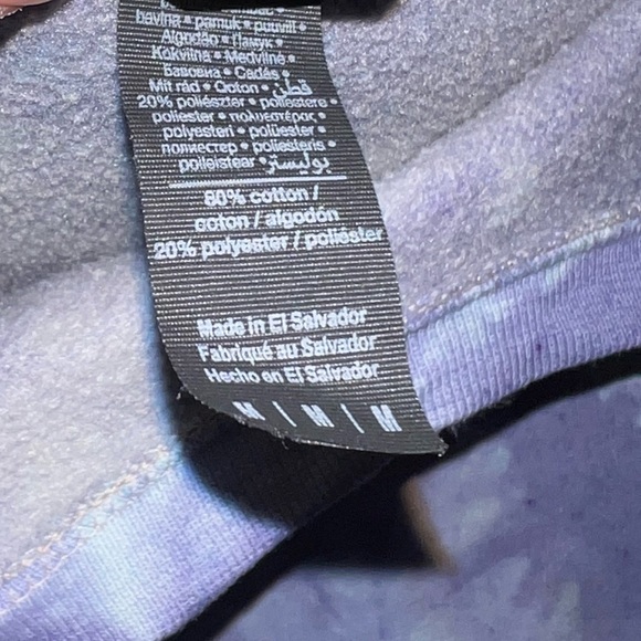 Gildan Softstyle Purple East TN Children’s Hospital Tie Dye Sweatshirt Size M - Picture 10 of 10